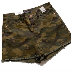 Into the Cut Camo Judy Blue Shorts